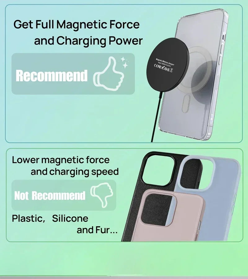 100W Magnetic Wireless Charger Pad