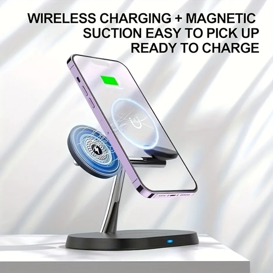 3 in 1 Magnetic 100W Wireless Charger Stand