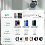 3 in 1 Magnetic Wireless Charging Station MagSafe Charger Stand