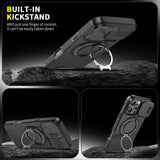 Heavy-Duty Rugged Armor Magnetic Bracket Case