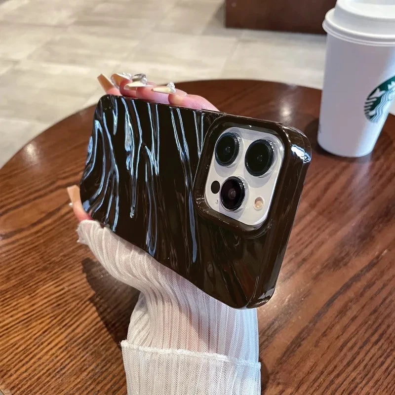 Luxury 3D Wavy Pattern Case