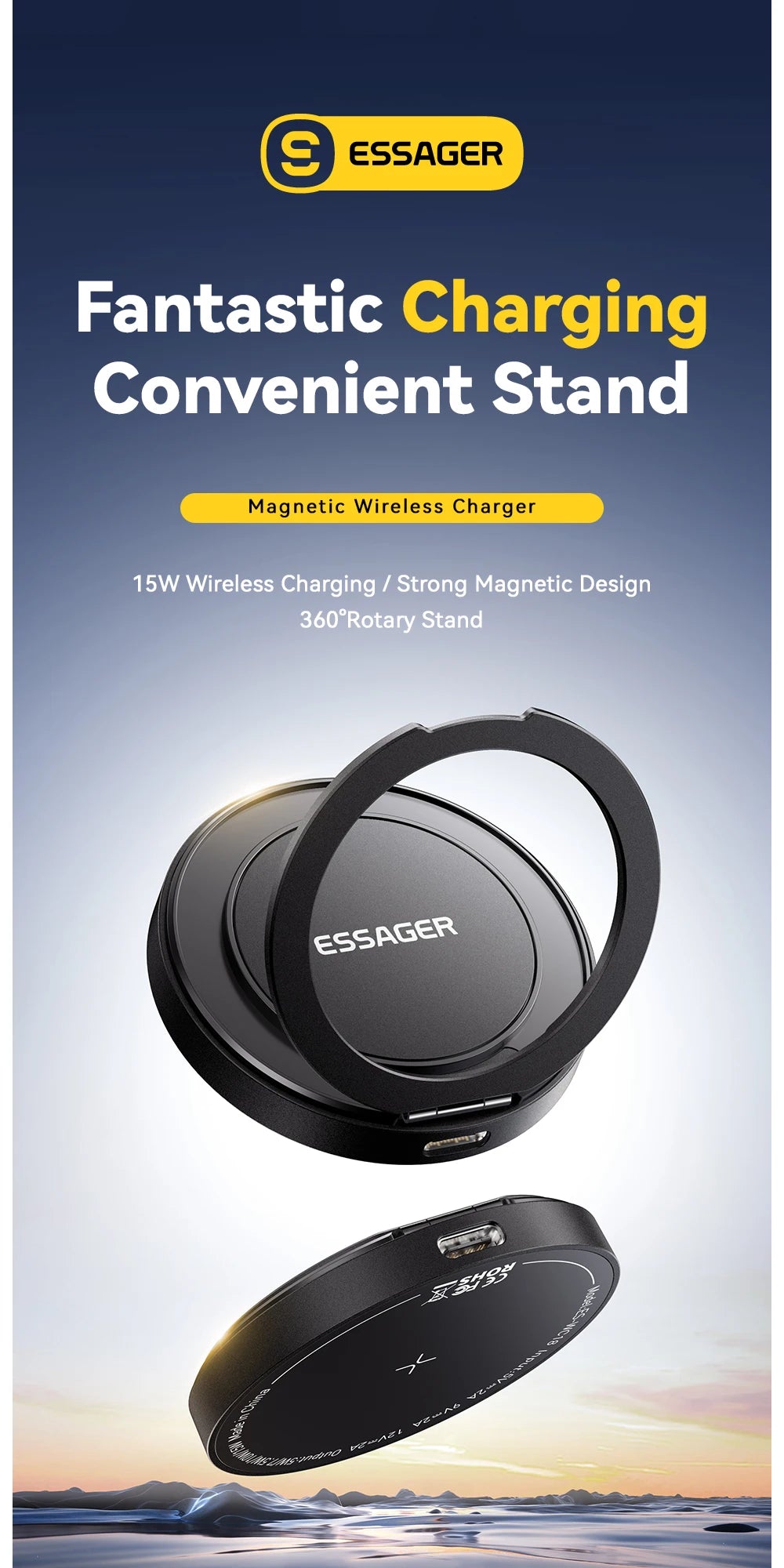 MagSafe 15W Wireless Charger with Stand