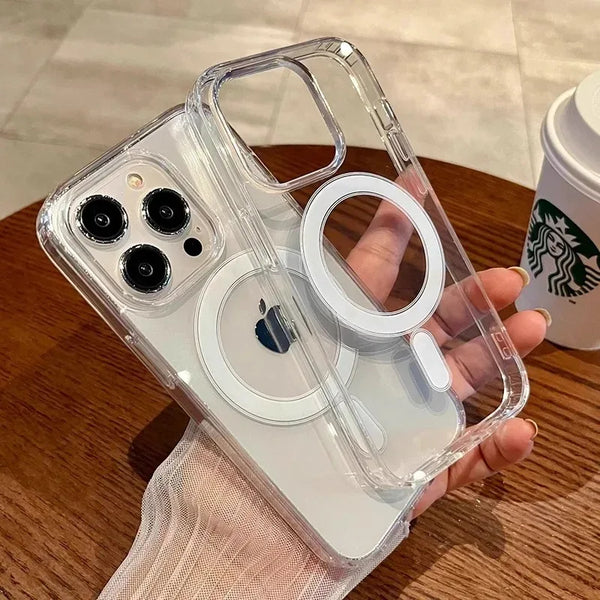 Magnetic Transparent Design Soft Case