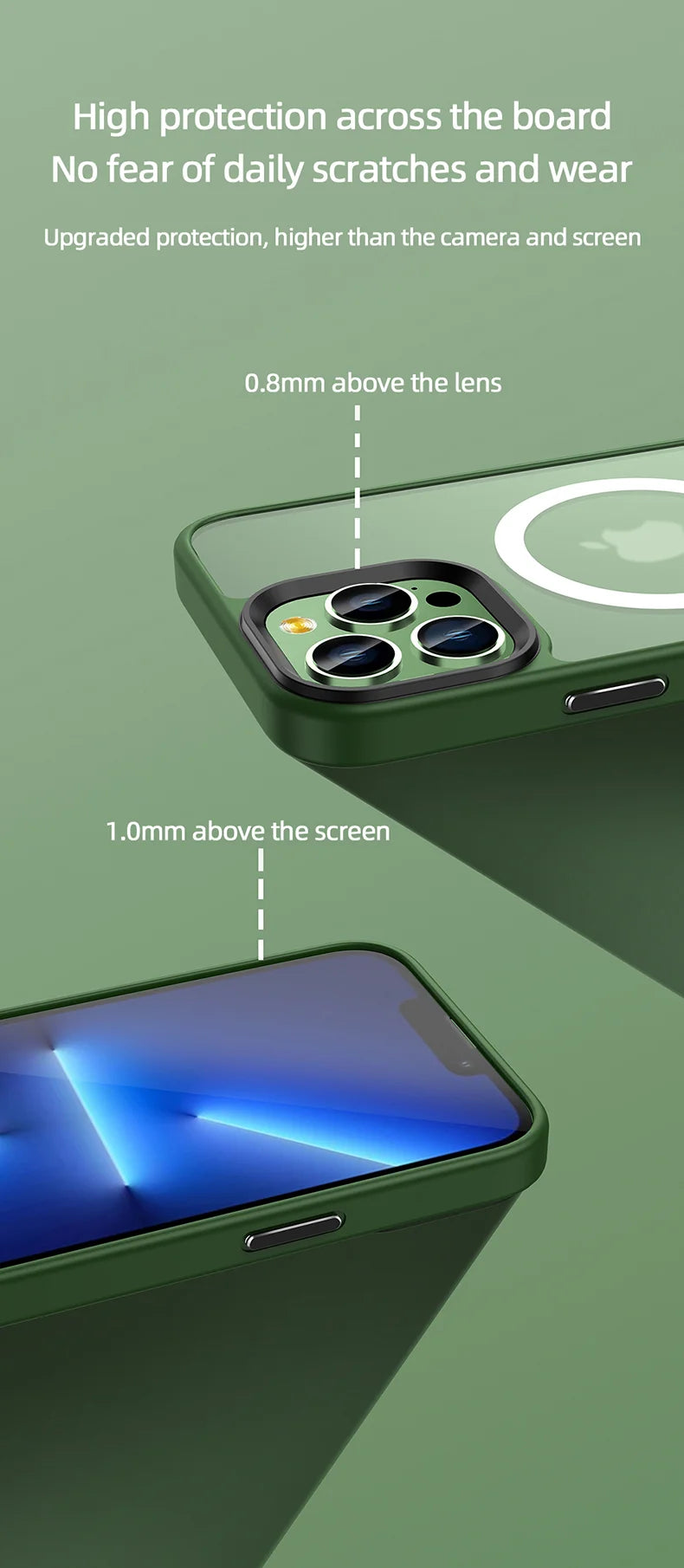 Matte Translucent Frosted Phone Case