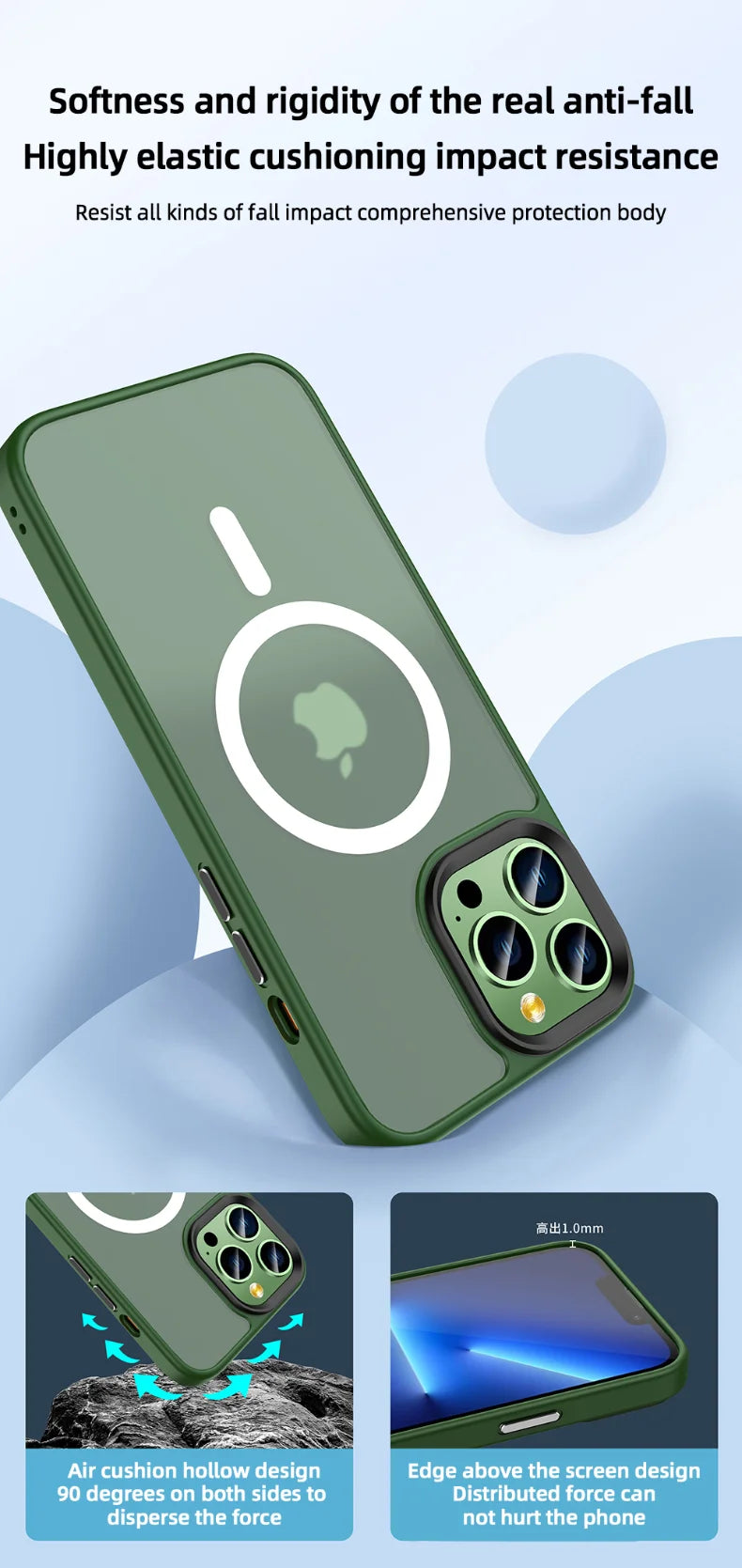 Matte Translucent Frosted Phone Case