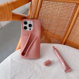 RHODE Liquid Silicone Lipstick Holder iPhone Case