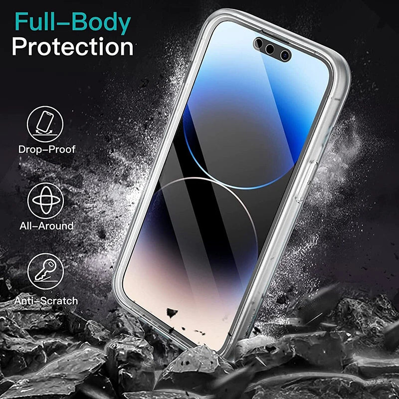 360° Full Body Transparent Case