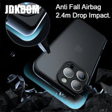 Transparent Back ShockProof Case