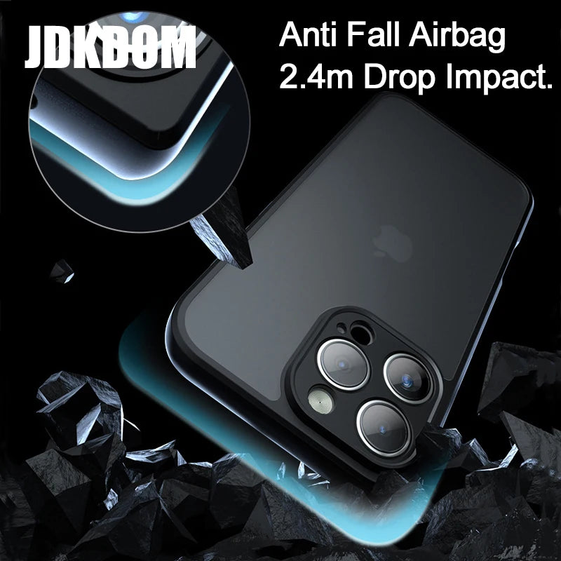 Transparent Back ShockProof Case