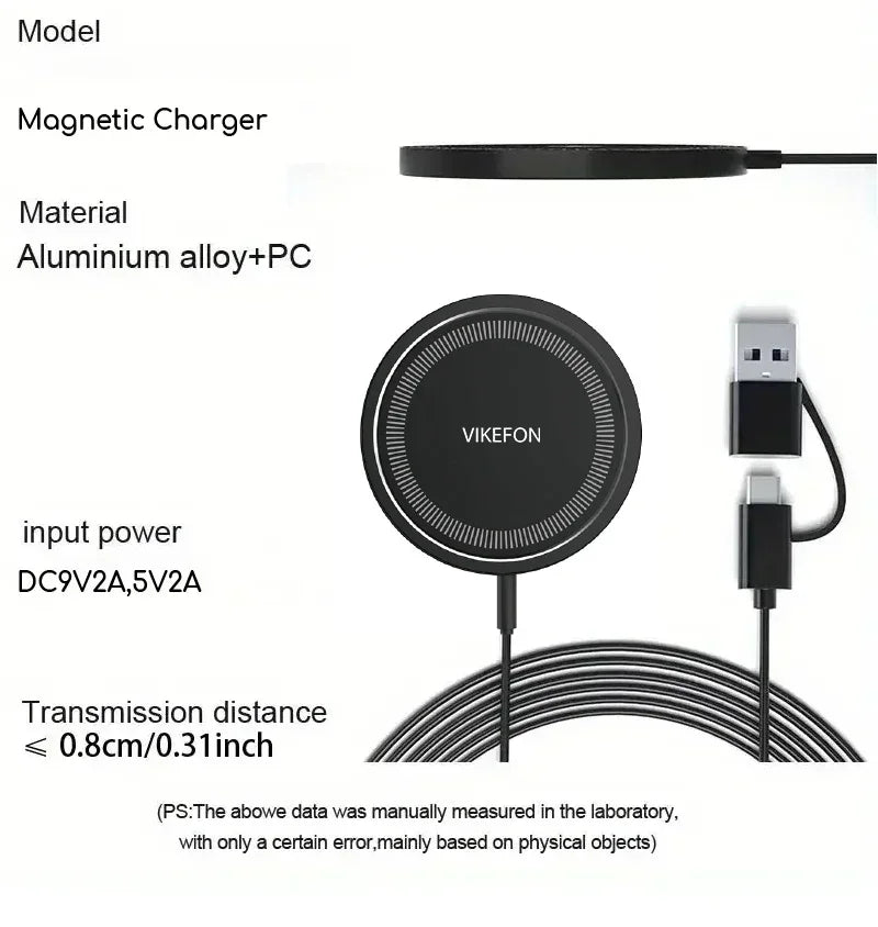 100W Magnetic Wireless Charger Pad