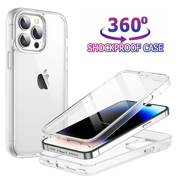 360° Full Body Transparent Case