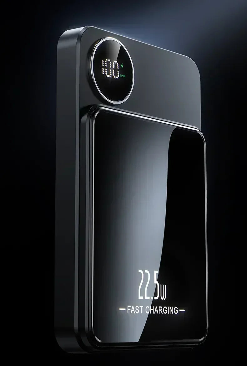 MagSafe Power Bank - 15W Magnetic Wireless Charger with PD Fast Charge