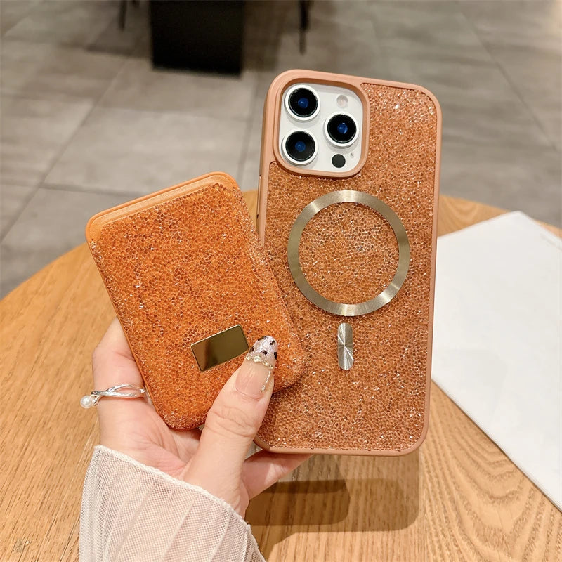 Diamond Magnetic Card Case