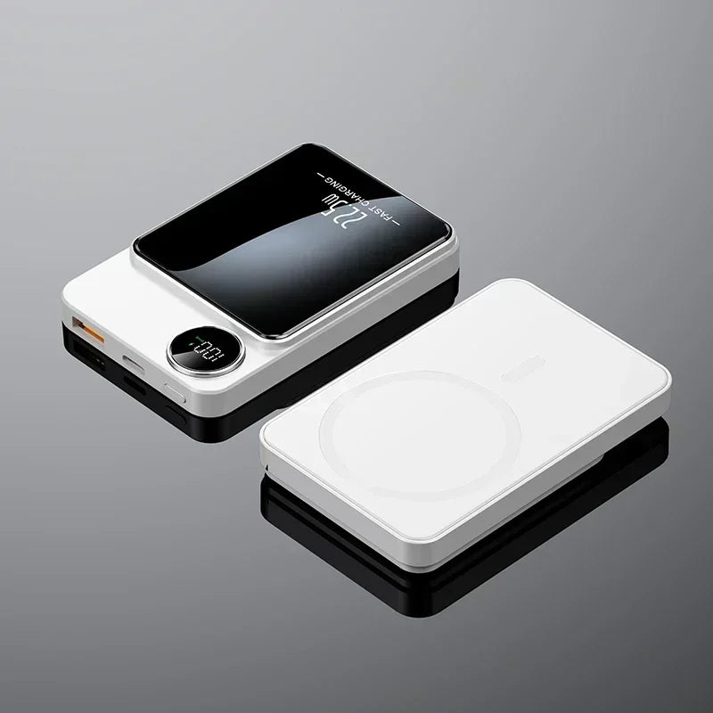 MagSafe Power Bank - 15W Magnetic Wireless Charger with PD Fast Charge