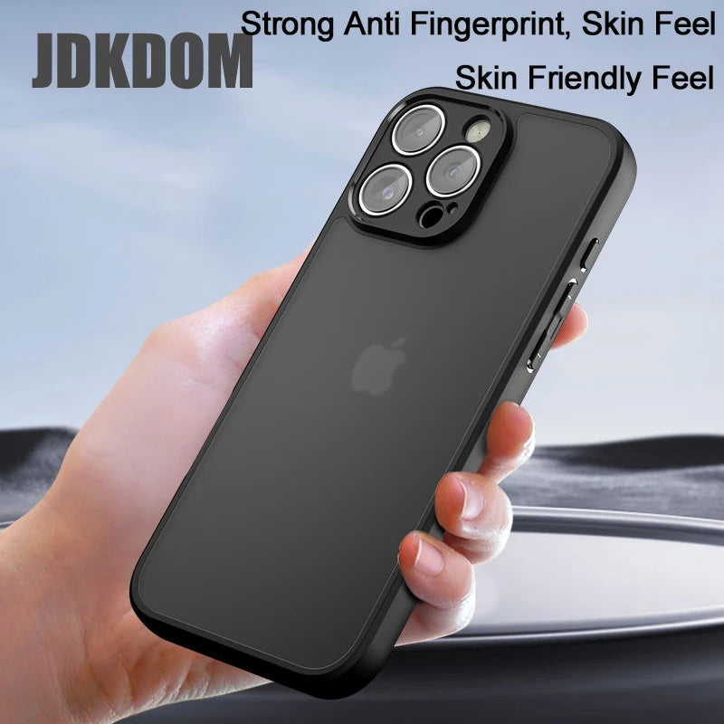 Transparent Back ShockProof Case