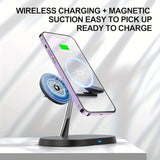 3 in 1 Magnetic 100W Wireless Charger Stand