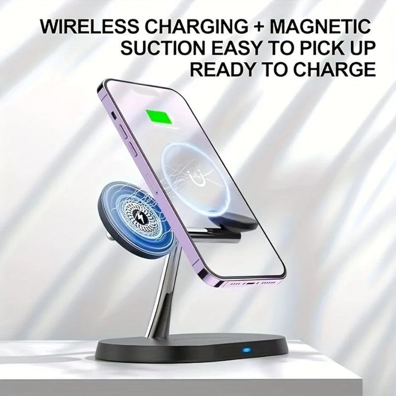 3 in 1 Magnetic 100W Wireless Charger Stand