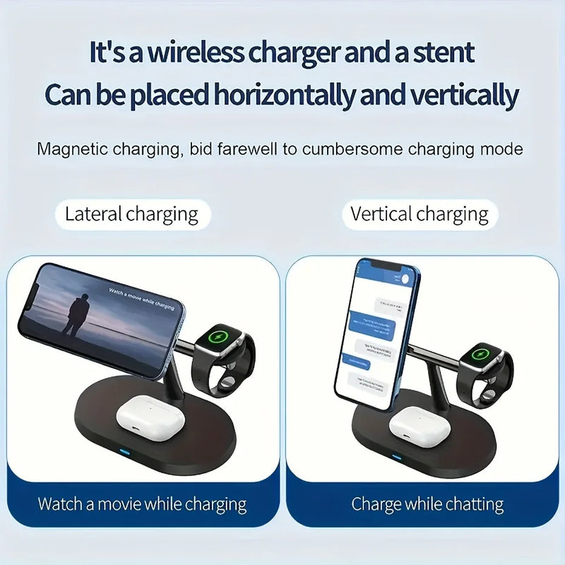 3 in 1 Magnetic 100W Wireless Charger Stand