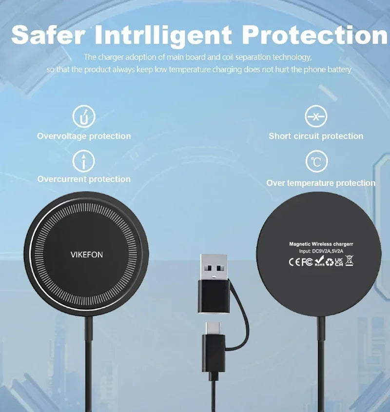 100W Magnetic Wireless Charger Pad