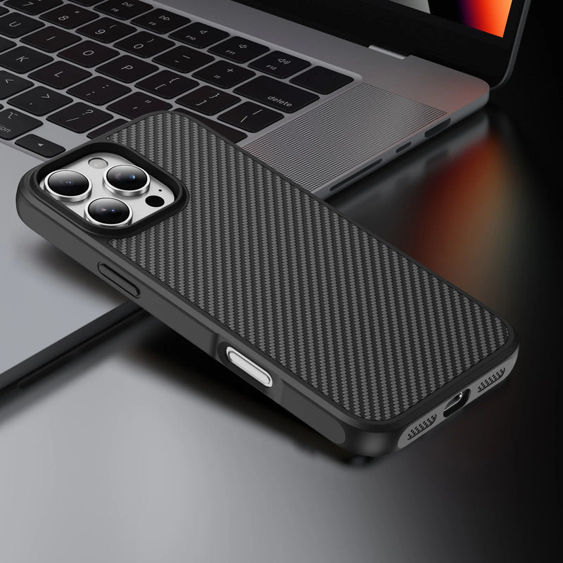 Carbon Fiber Textured Plastic Case
