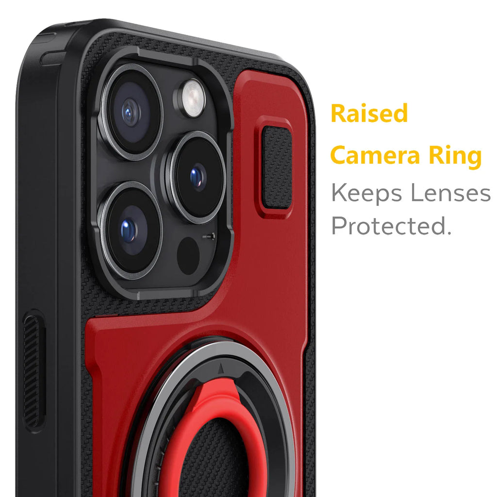 Shockproof Double Ring Kickstand Case