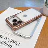 Transparent Plating Frame Case