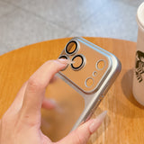 Transparent Plating Frame Case