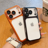 Transparent Plating Frame Case