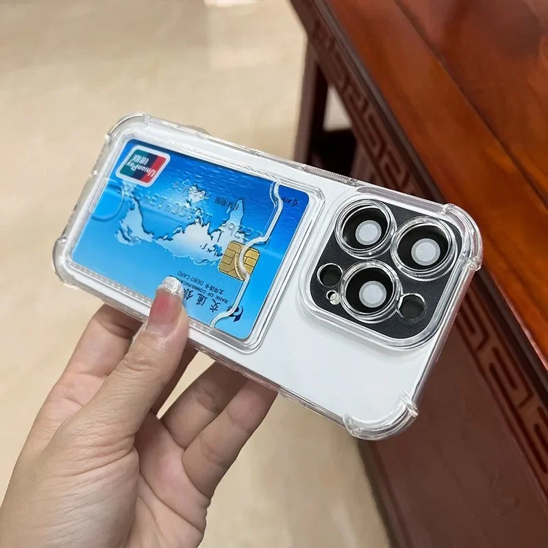 Transparent card holder Case